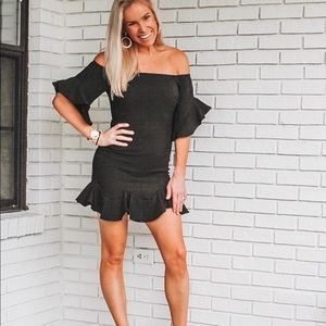 Boutique off the shoulder dress